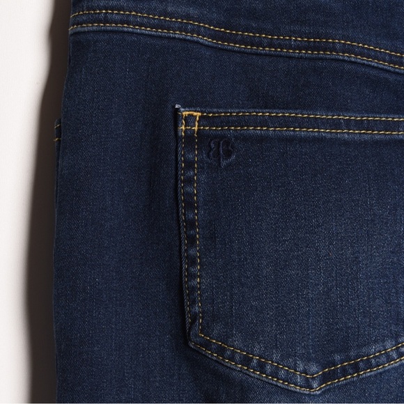 Betabrand Women’s Yoga denim skinny leg pull on 4 pocket jeans size M petite - Picture 4 of 8